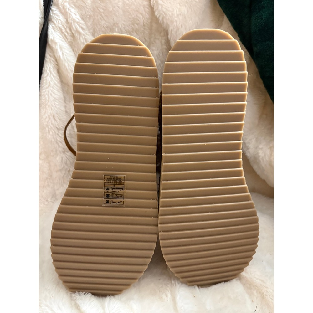 Free People Women Woven Lace Up Gladiator Platform Sandals Tan Leather Bootie 8 - Picture 4 of 11